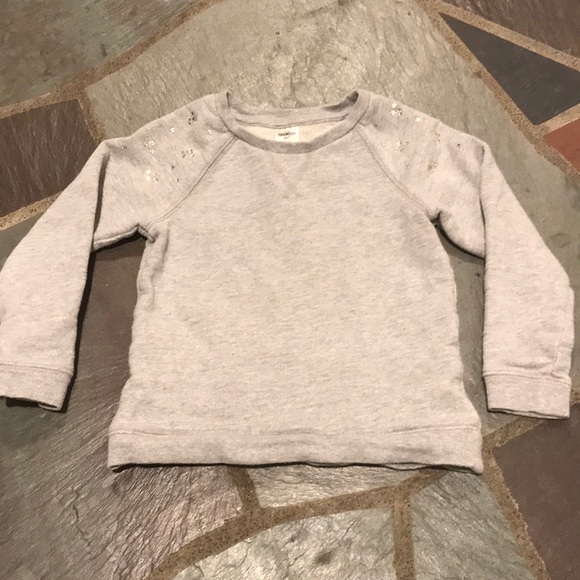 Sweatshirt with Rhinestone Details - Picture 1 of 4